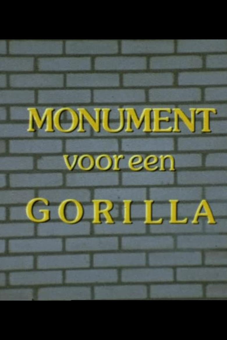 Poster of Monument for a Gorilla