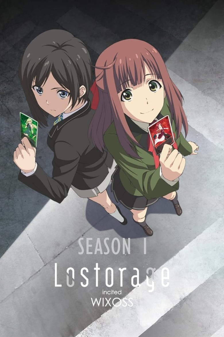 Poster of Cast and Crew in Lostorage Incited WIXOSS - Season 1 - Episode 11 - The Two / Suzuko and Chinatsu