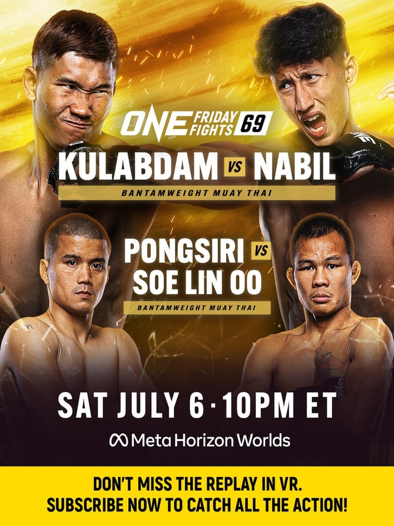 Poster of ONE Friday Fights 69: Kulabdam vs. Anane