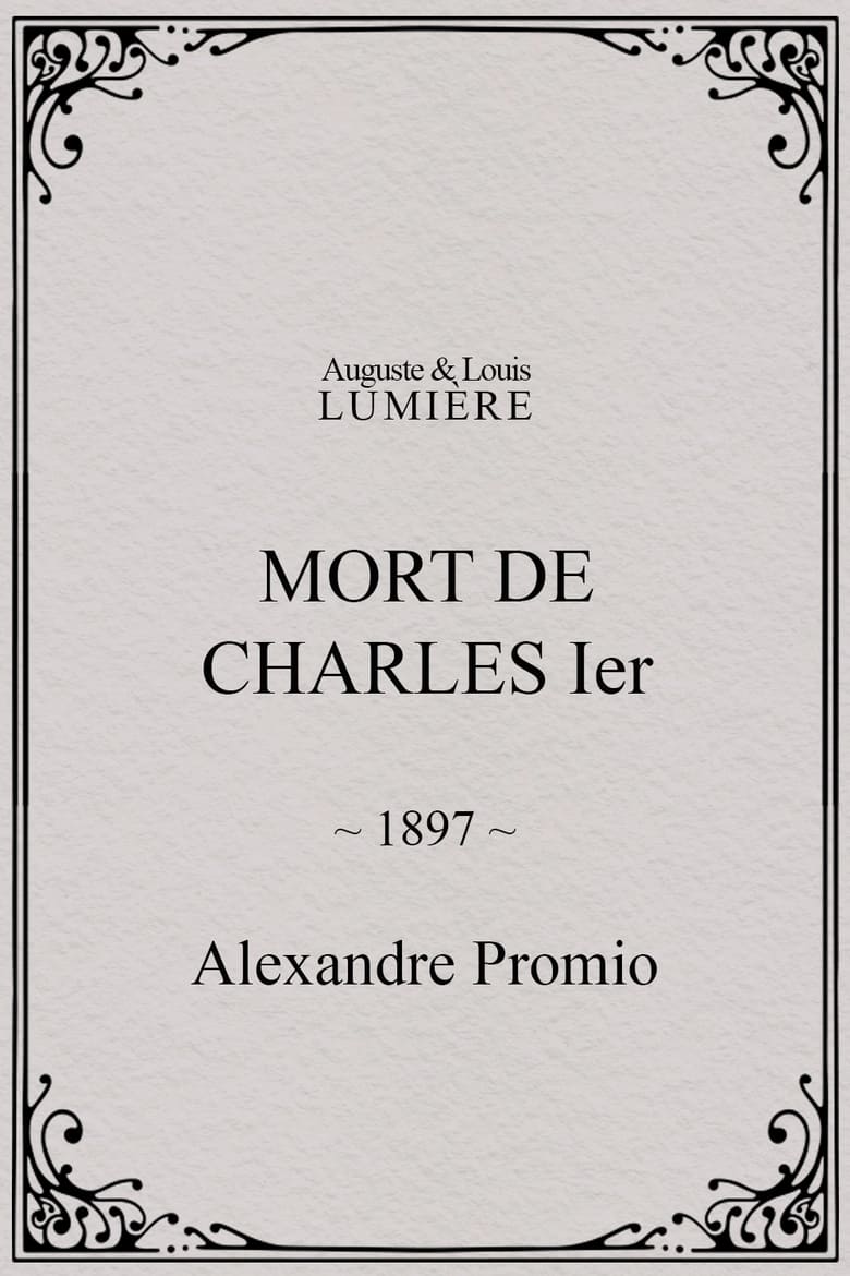 Poster of Mort de Charles Ier