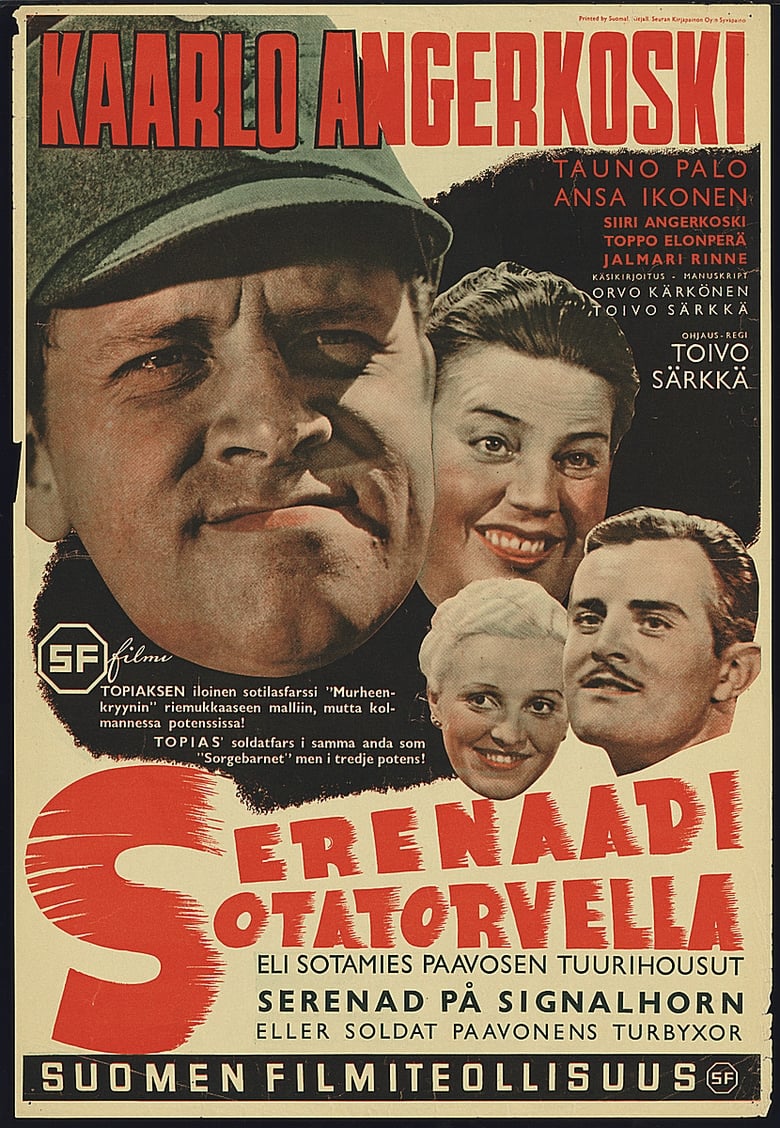 Poster of Serenaadi sotatorvella eli sotamies Paavosen tuurihousut