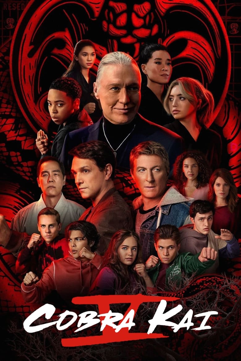 Poster of Cast and Crew in Cobra Kai - Season 5 - Episode 9 - Survivors