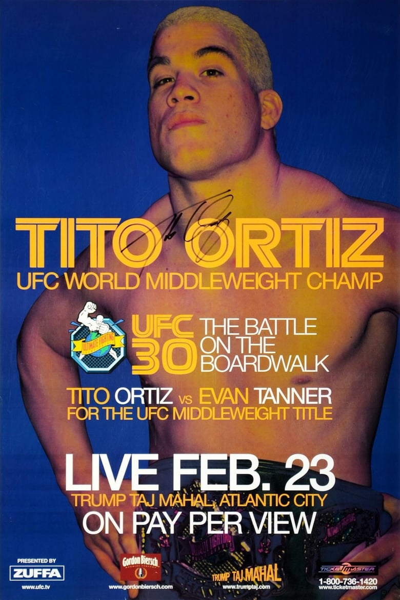 Poster of UFC 30: The Battle On The Boardwalk