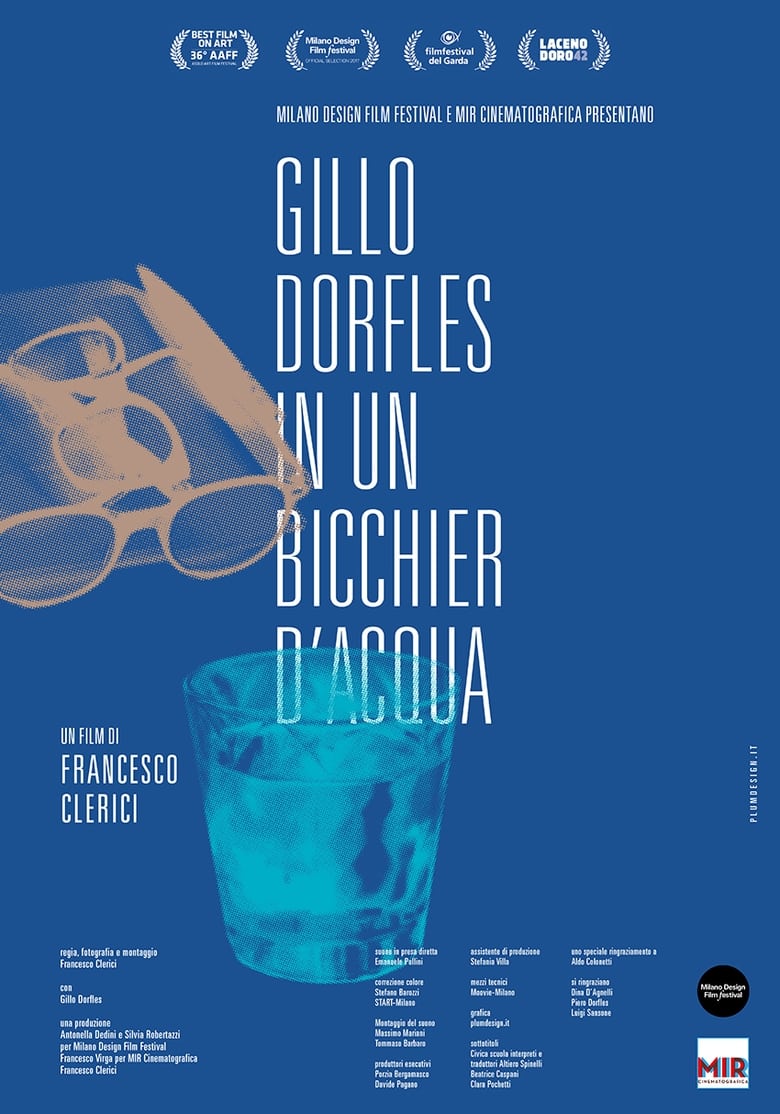 Poster of Gillo Dorfles. Objects/Characters