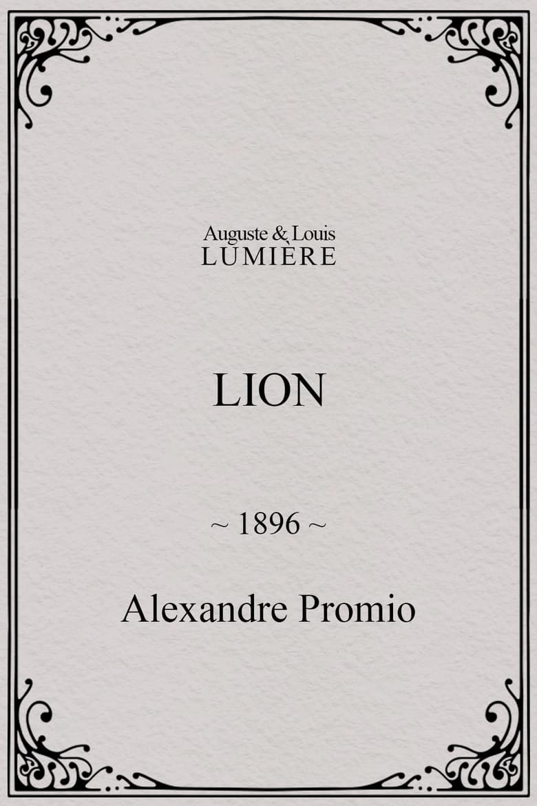 Poster of Lion, London Zoological Gardens