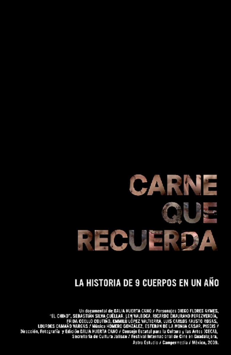 Poster of Carne que recuerda