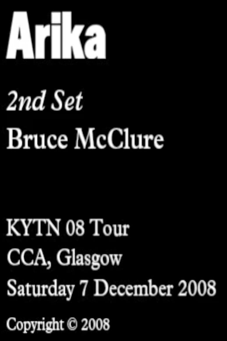 Poster of Bruce McClure at Kill Your Timid Notion Festival - 2nd Set