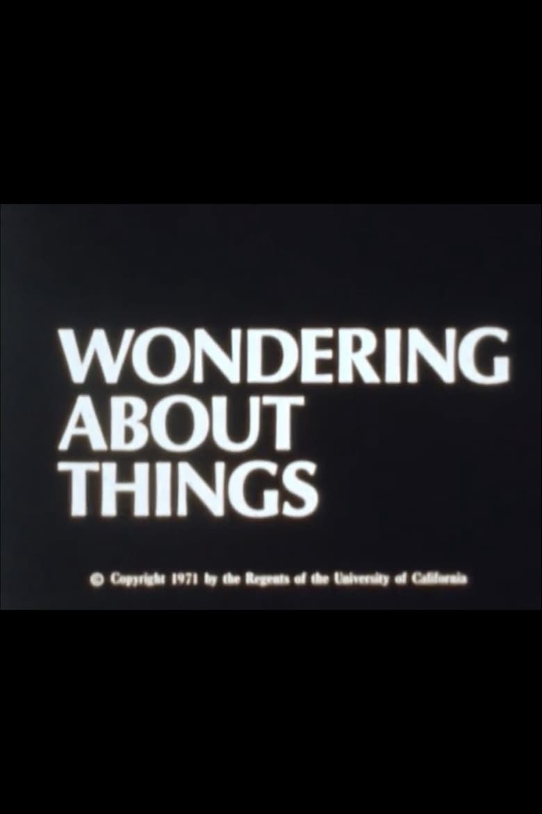 Poster of Wondering About Things