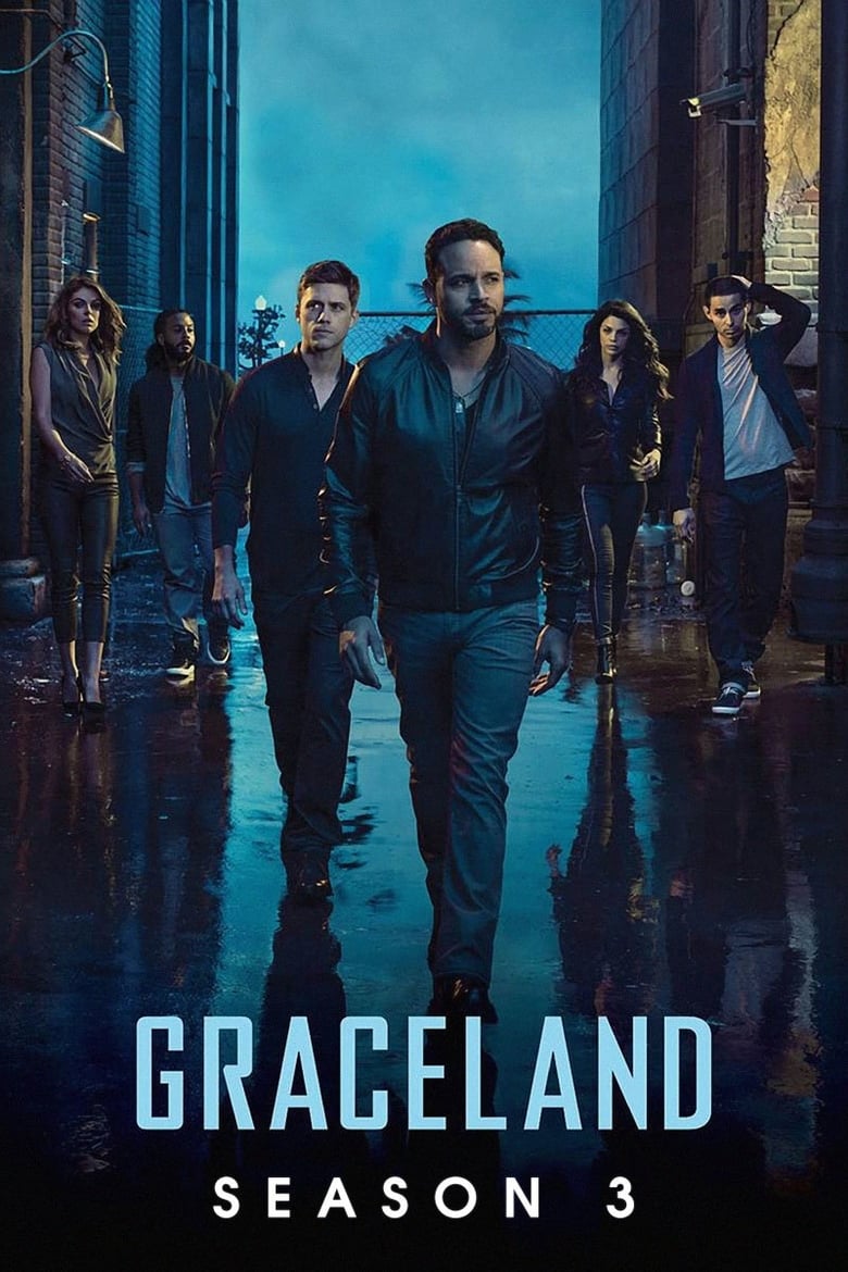 Poster of Cast and Crew in Graceland - Season 3 - Episode 6 - Sidewinder