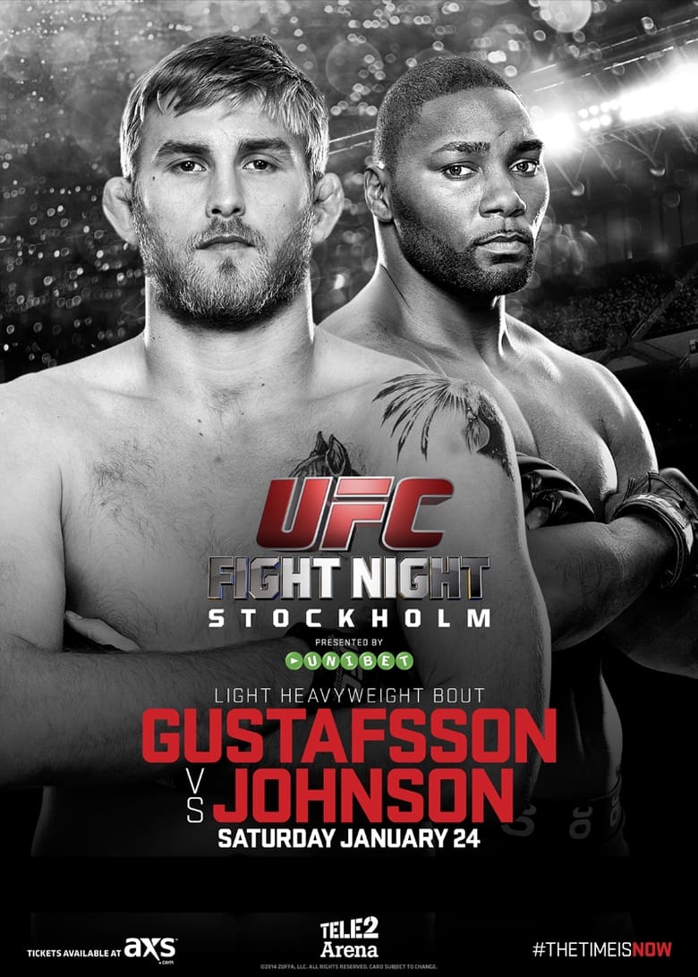 Poster of UFC on Fox 14: Gustafsson vs. Johnson