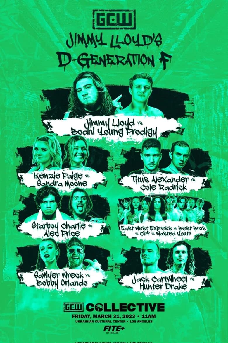 Poster of GCW Jimmy Lloyd's D-Generation F