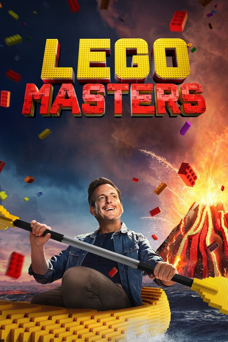 Poster of Cast and Crew in LEGO Masters - Season 4 - Episode 12 - Celebrity Holiday Bricktacular: Candy Cane Express; Holiday Blockbusters