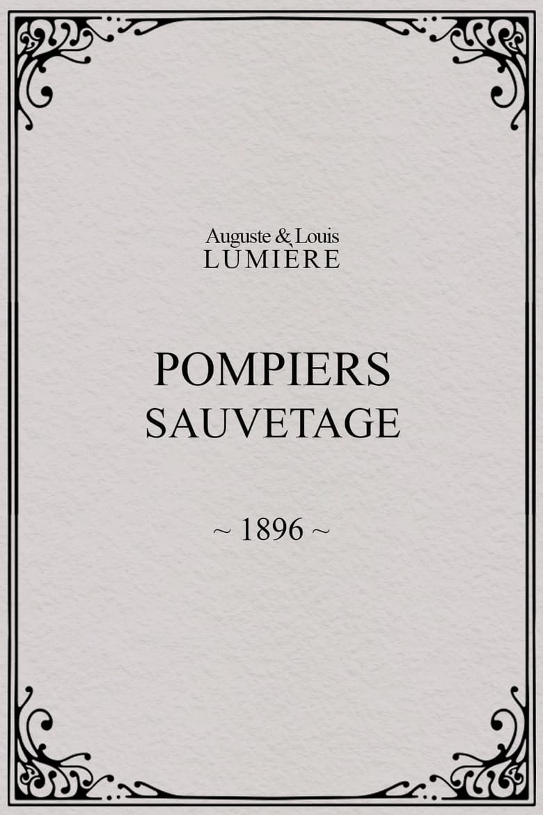 Poster of Pompiers : sauvetage