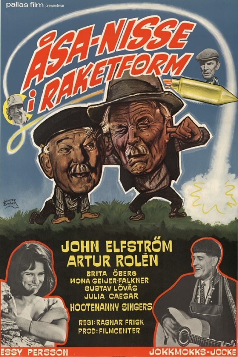 Poster of Åsa-Nisse in Rocket Form