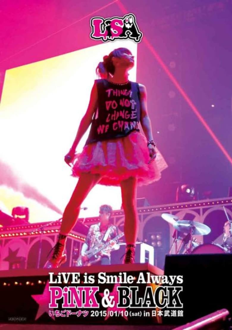 Poster of LiVE is Smile Always ~PiNK&BLACK~ in Nippon Budokan -Ichigo Donut-