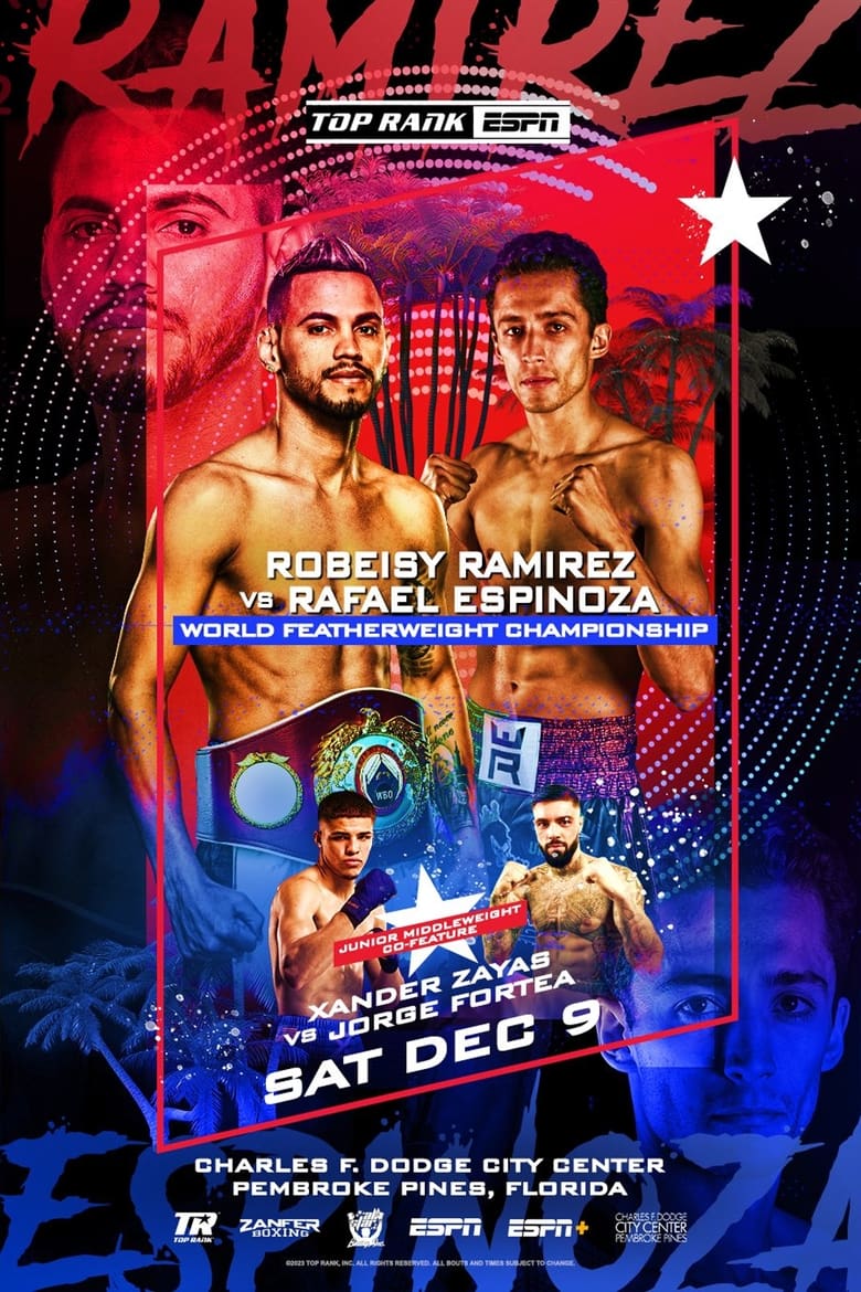 Poster of Robeisy Ramirez vs. Rafael Espinoza