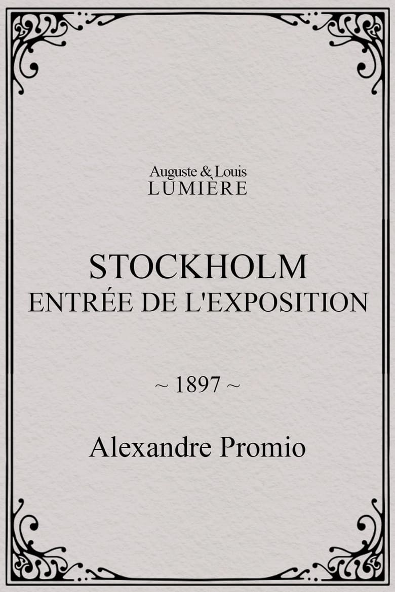 Poster of Stockholm, entrée de l'exposition