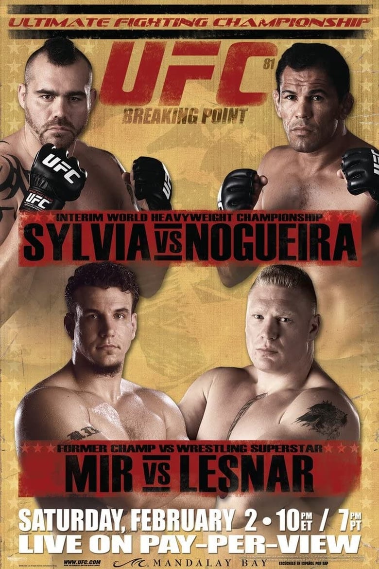 Poster of UFC 81: Breaking Point