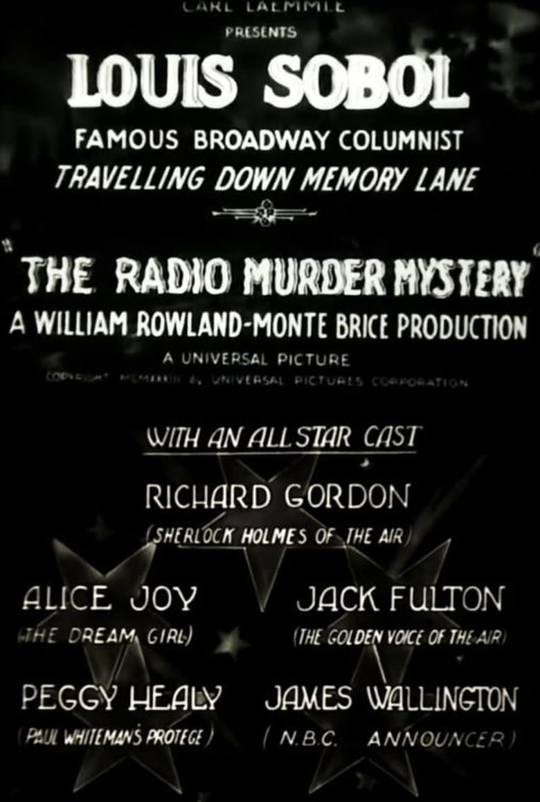 Poster of The Radio Murder Mystery