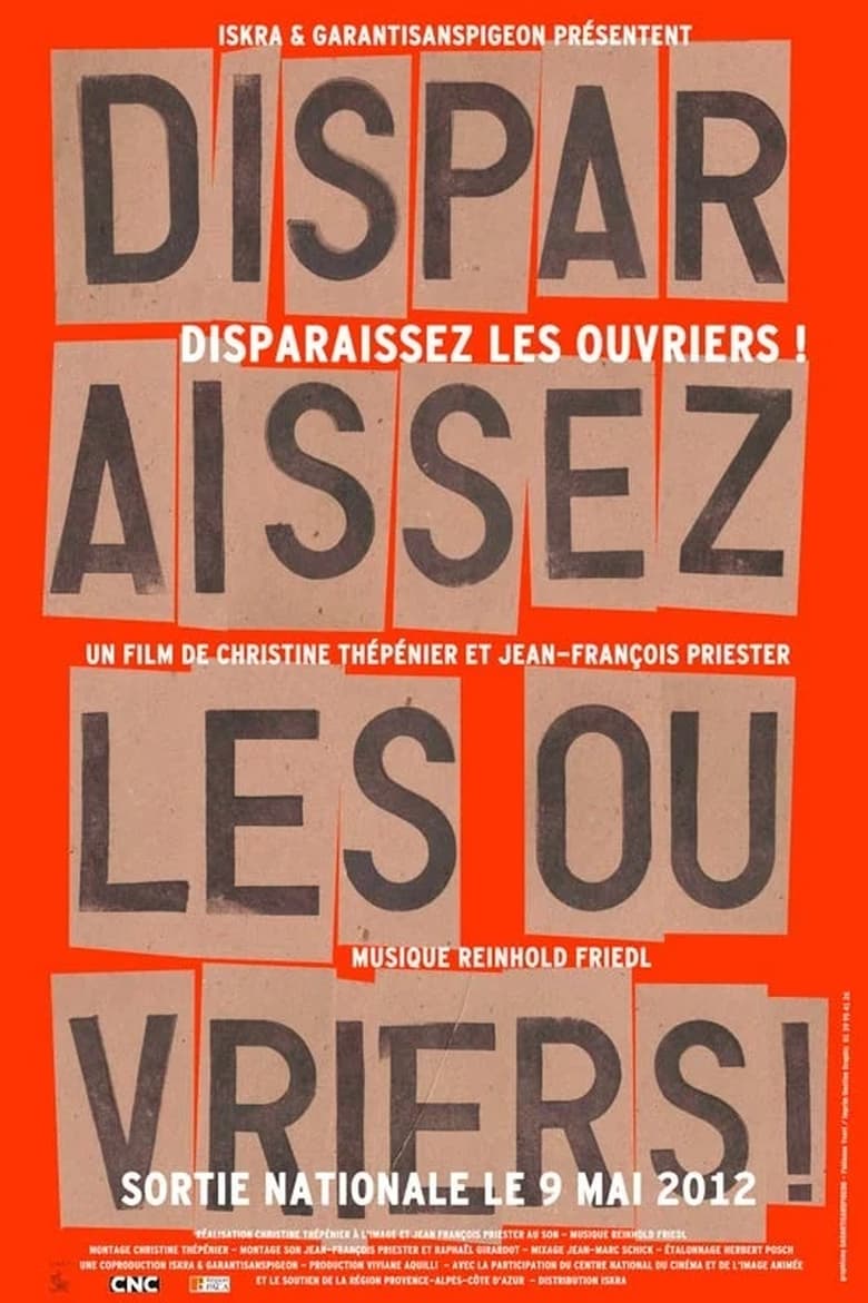 Poster of Disparaissez, les ouvriers !