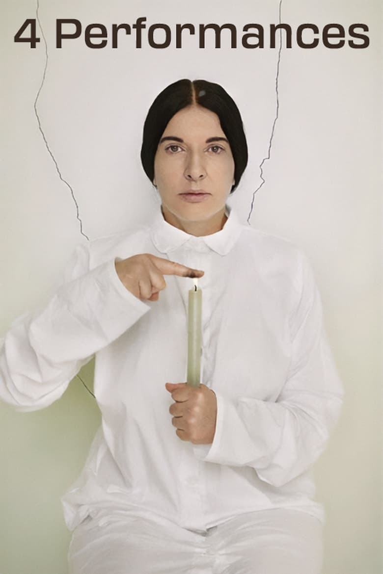 Poster of 4 Performances by Marina Abramovic 1975-1976