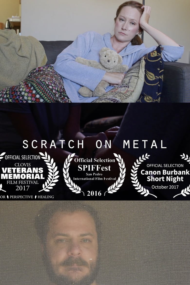 Poster of scratch on metal