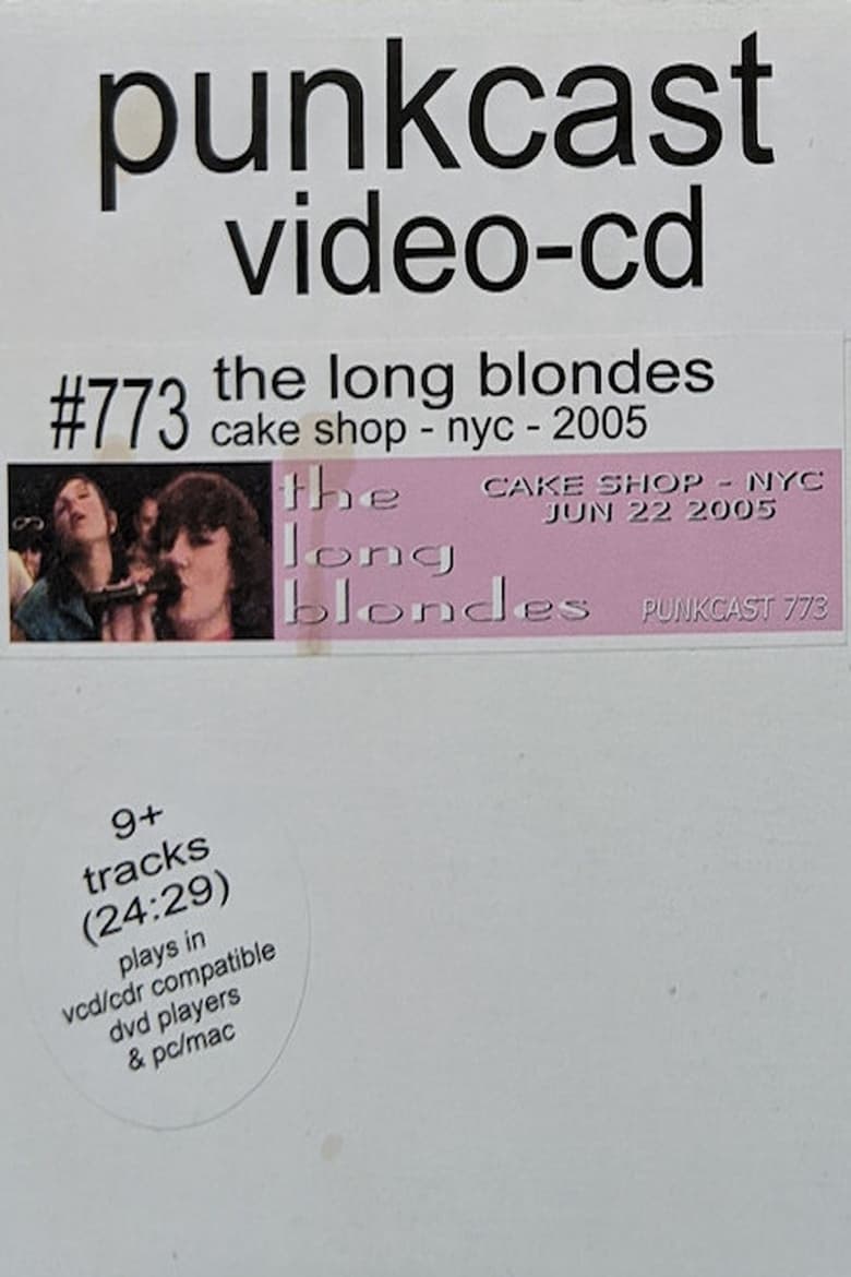 Poster of The Long Blondes: Cake Shop - NYC - Jun 22 2005