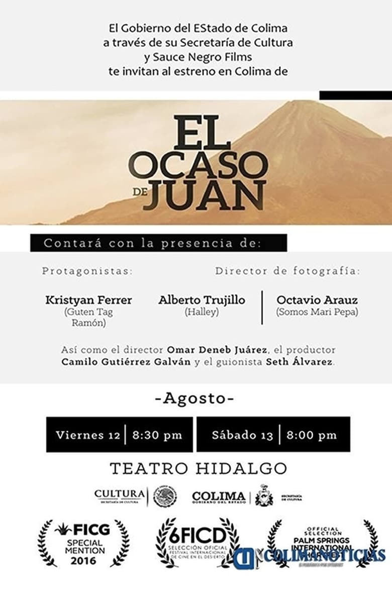 Poster of El ocaso de Juan