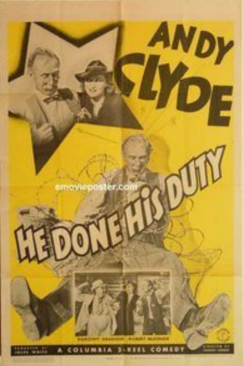 Poster of He Done His Duty