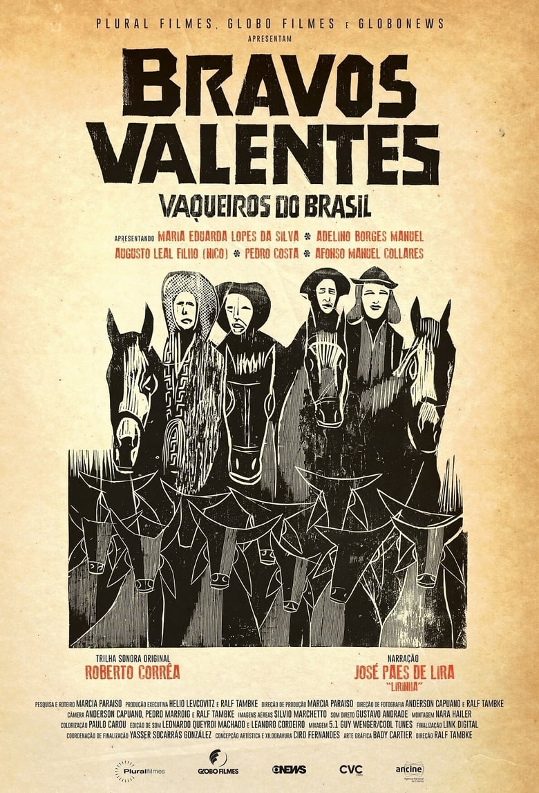 Poster of Bravos valentes: Vaqueiros do Brasil