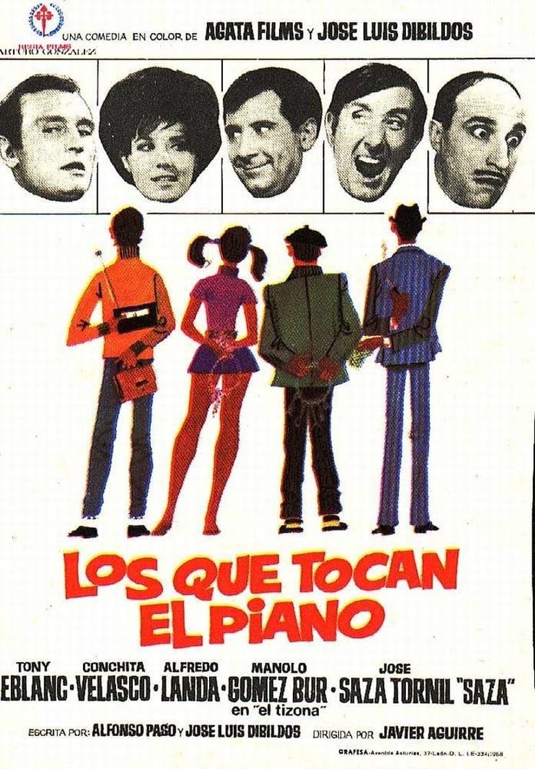 Poster of Los que tocan el piano