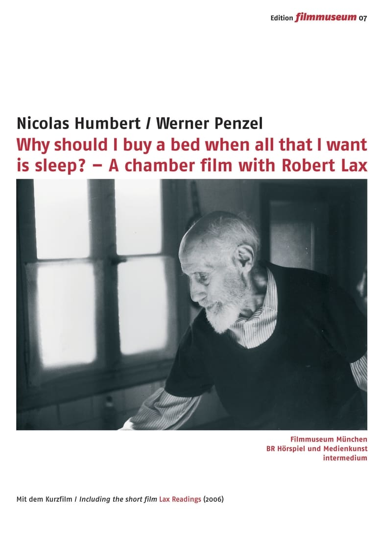 Poster of Why Should I Buy A Bed When All That I Want Is Sleep?