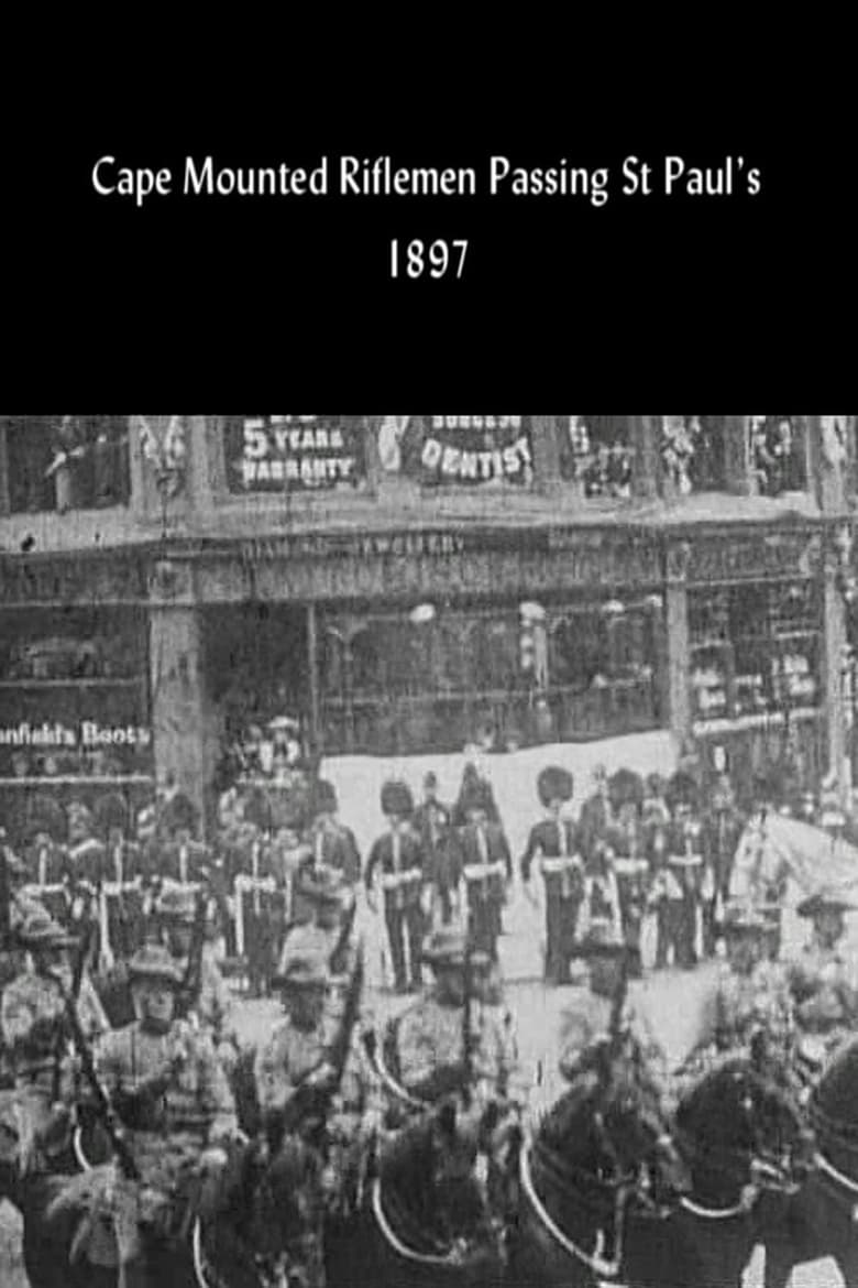 Poster of Caped Mounted Riflemen Passing St Paul's