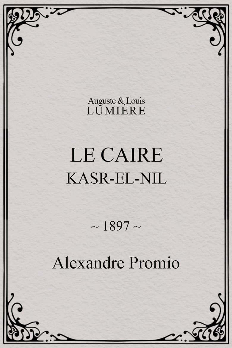 Poster of Le Caire, Kasr-el-Nil