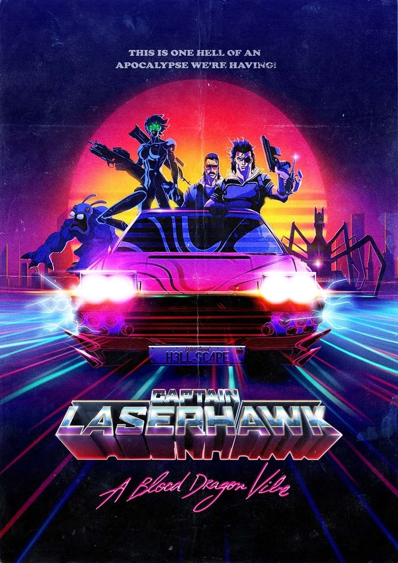 Poster of Captain Laserhawk: A Blood Dragon Remix