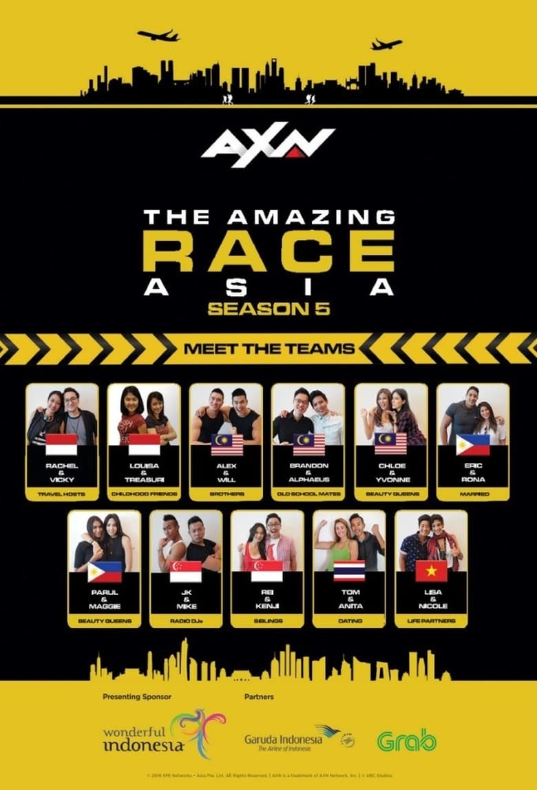 Poster of Episodes in The Amazing Race Asia - Season 5 - Season 5