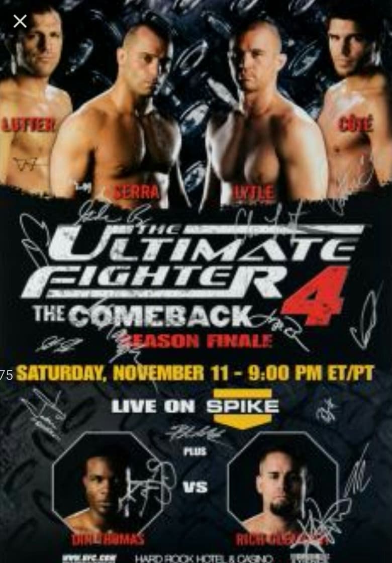 Poster of The Ultimate Fighter 4 Finale