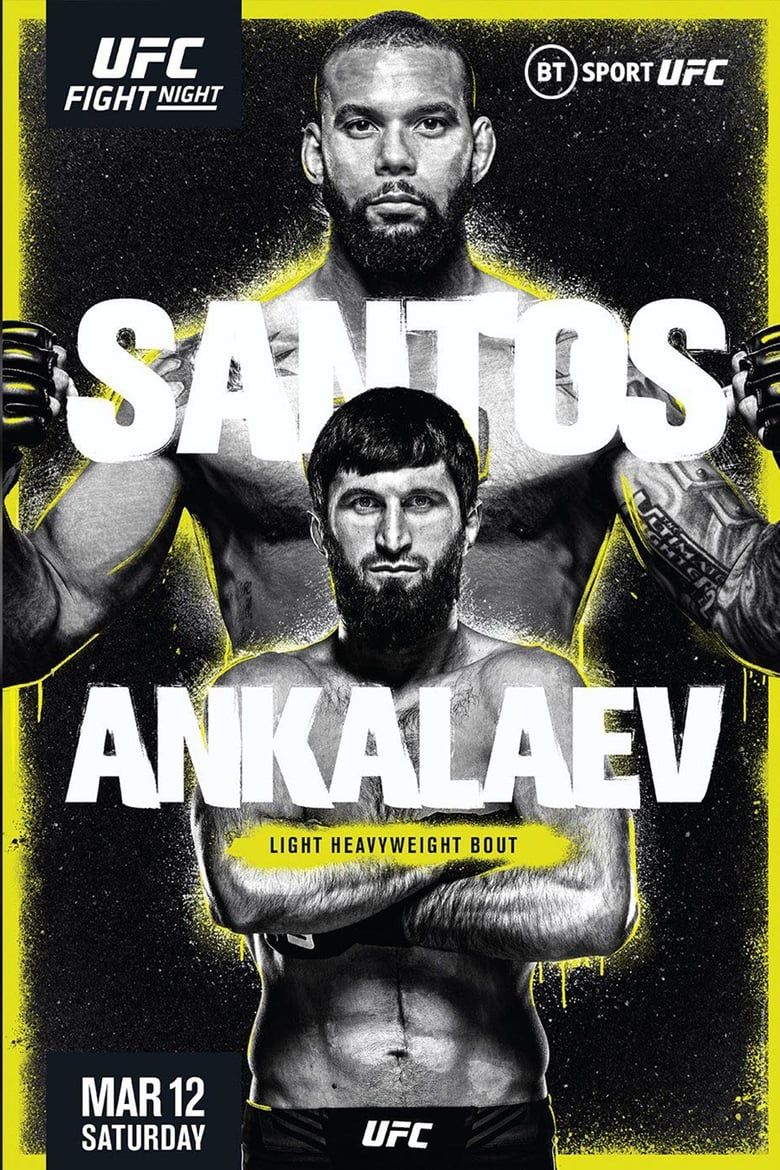 Poster of UFC Fight Night 203: Santos vs. Ankalaev