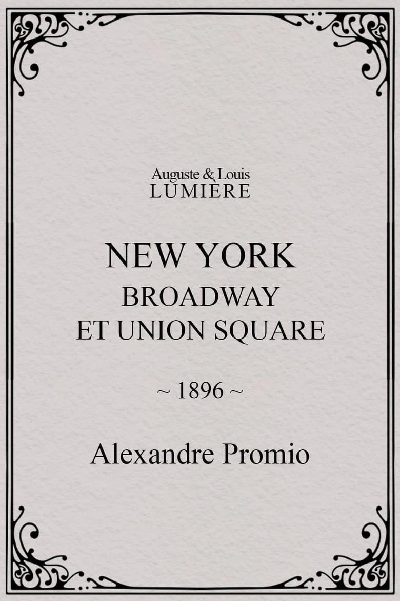 Poster of New York: Broadway at Union Square