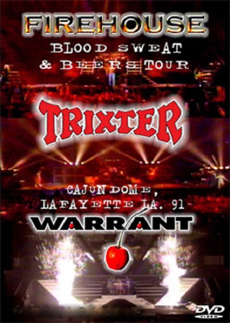 Poster of Warrant, Trixster & Firehouse Live in Lafayette 1991