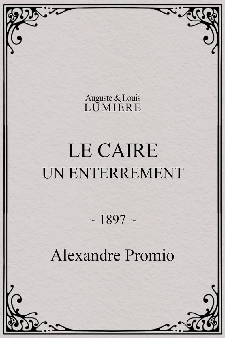 Poster of Le Caire, un enterrement