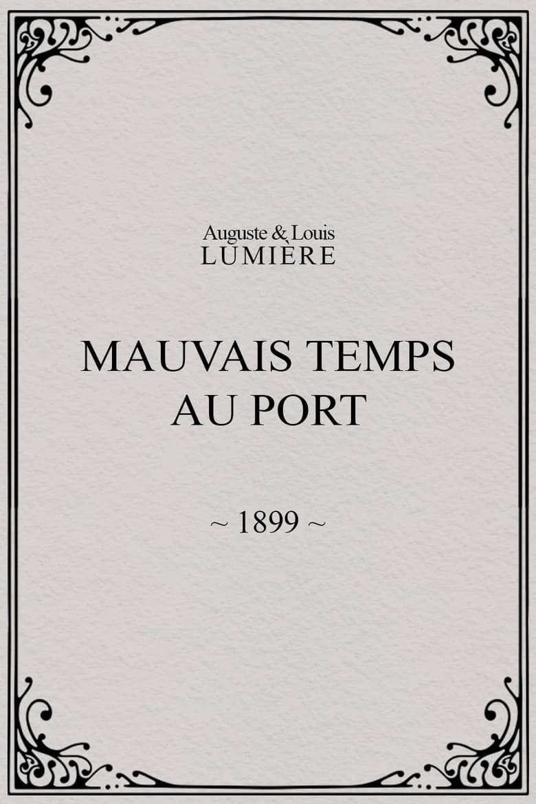 Poster of Mauvais temps au port