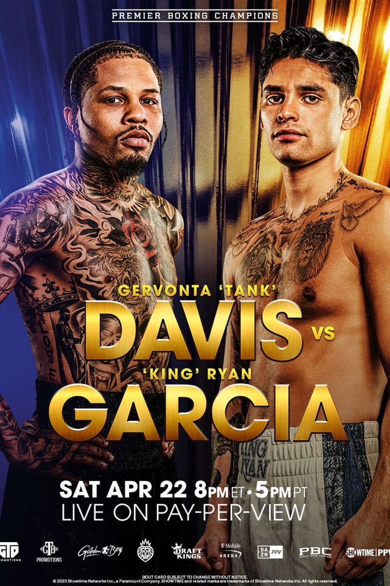 Poster of Gervonta Davis vs. Ryan Garcia