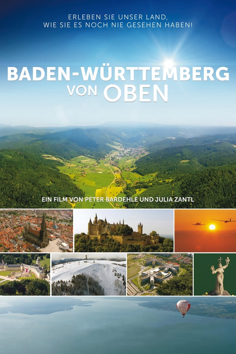 Poster of Baden-Württemberg von oben