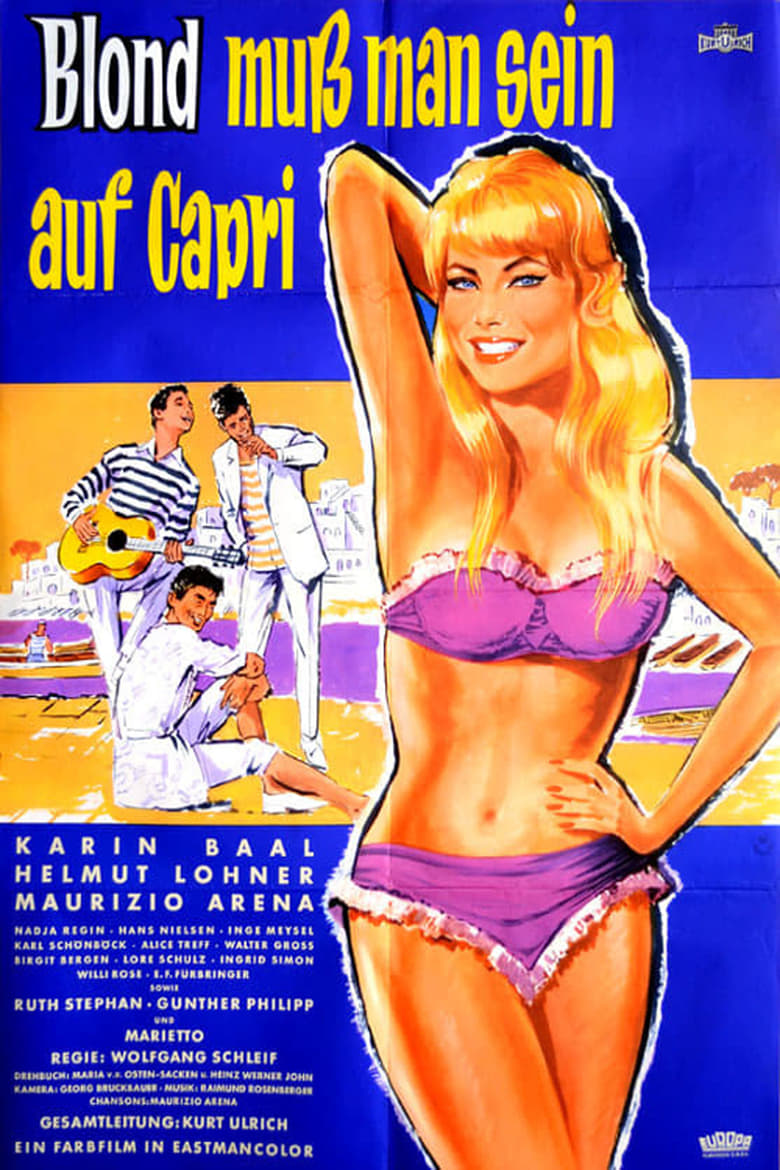 Poster of Blond muß man sein auf Capri