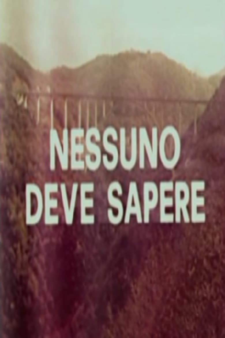 Poster of Nessuno deve sapere