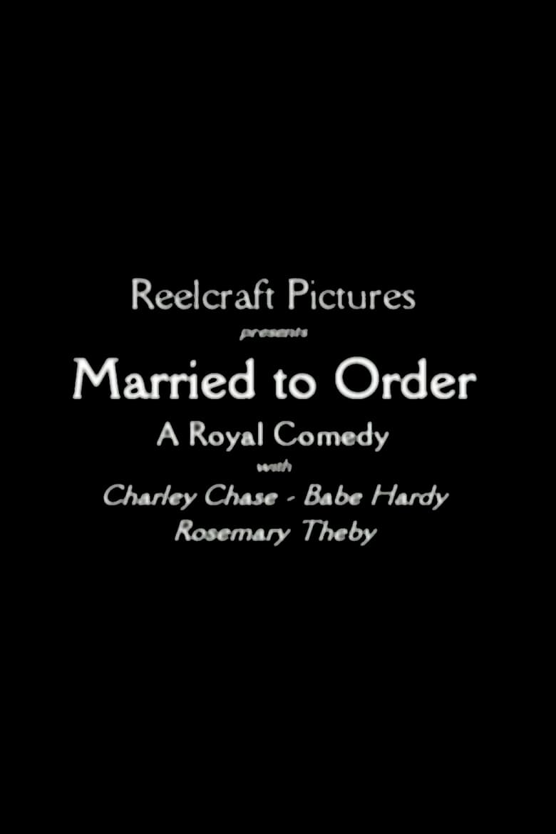 Poster of Married to Order