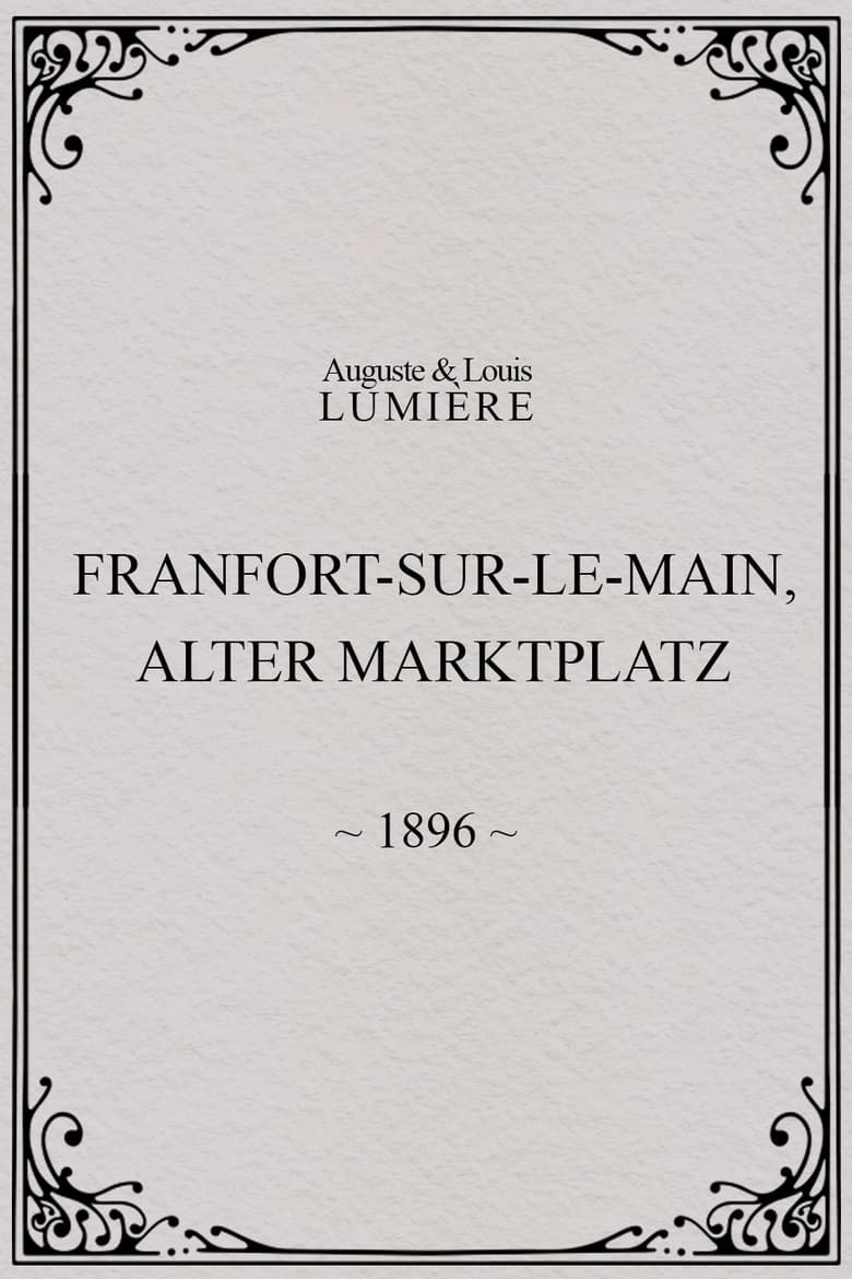 Poster of Francfort-sur-le-Main, Alter-Marktplatz