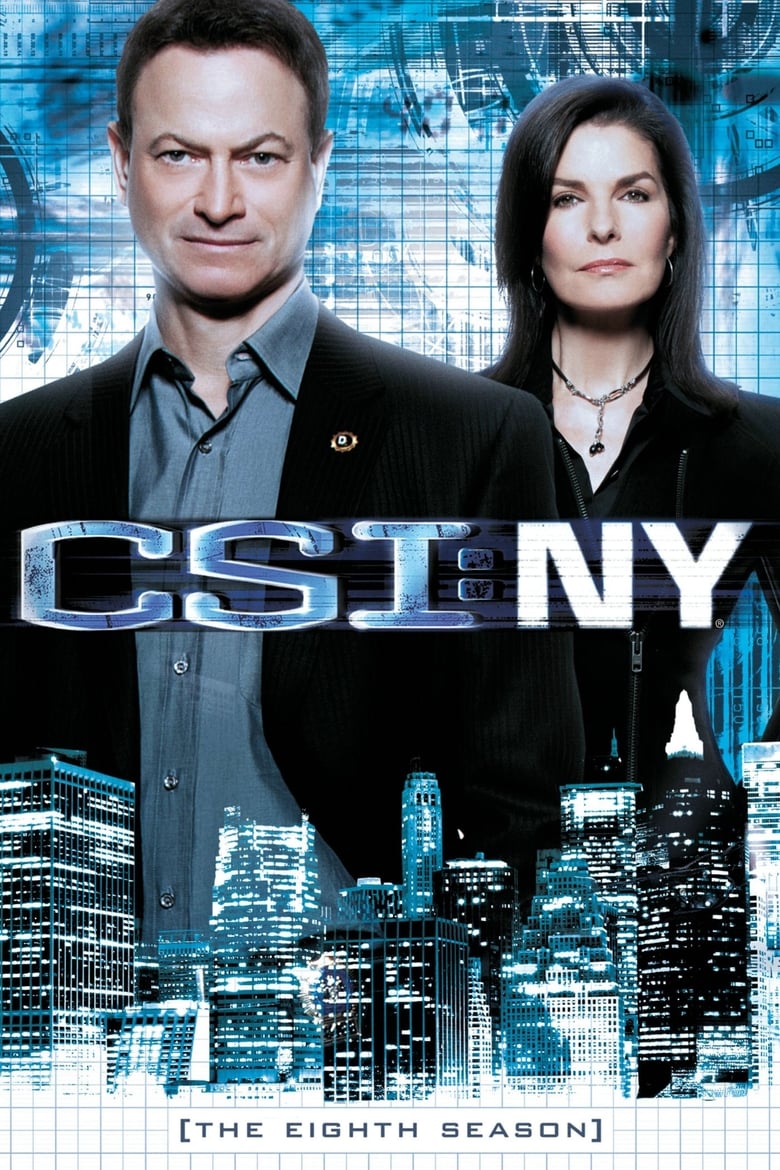 Poster of CSI  NY - Season 8 - Episode 12 - Brooklyn Til I Die