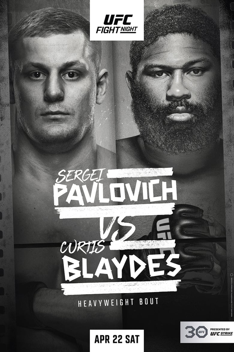 Poster of UFC Fight Night 222: Pavlovich vs. Blaydes